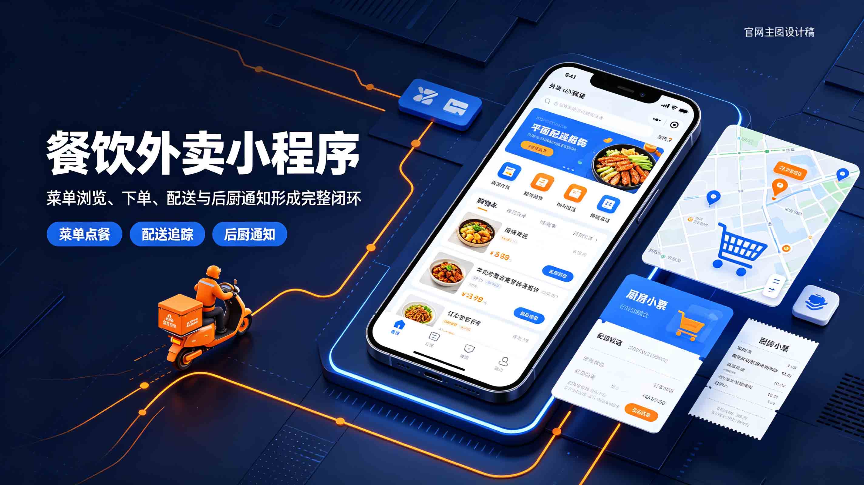 餐饮外卖小程序开发_跑腿小程序